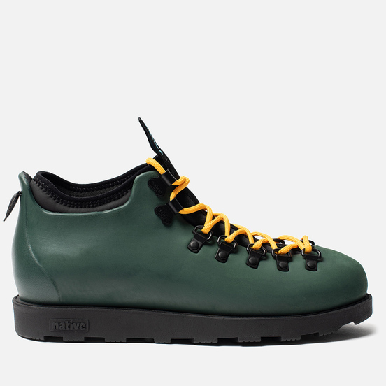 Ботинки Native Fitzsimmons Dark Spooky Green/Jiffy Black