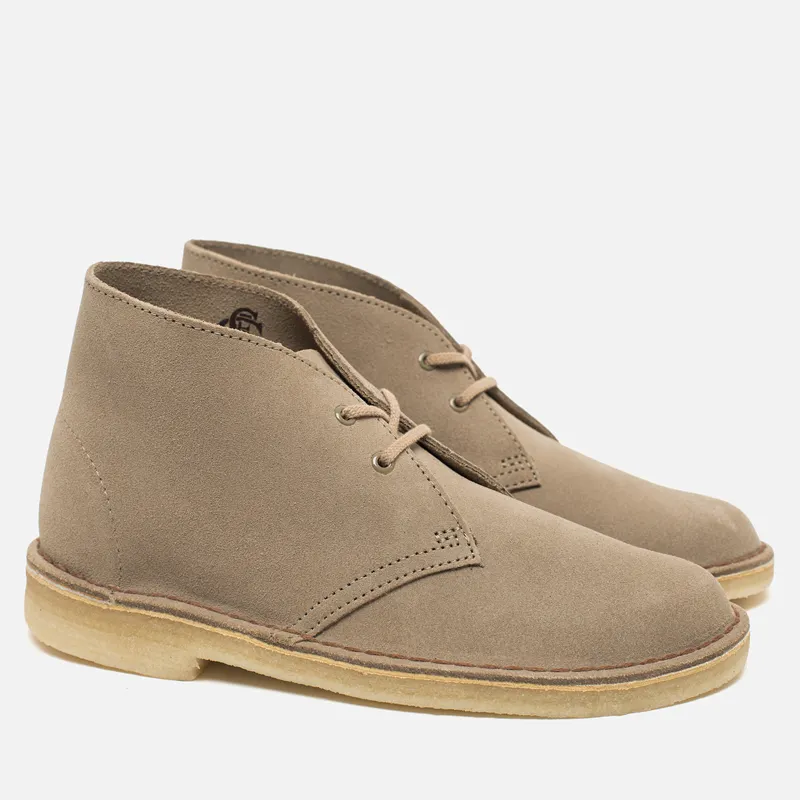 Clarks Originals Женские ботинки Desert Boot Suede