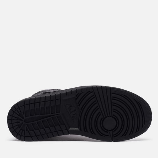 Женские кроссовки Jordan Air Jordan 1 Mid Snakeskin Black/Black/White