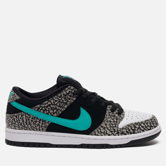 Мужские кроссовки Nike SB Dunk Low Pro atmos Elephant Medium Grey/Clear Jade/Black/White