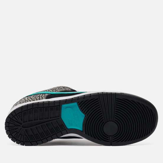 Мужские кроссовки Nike SB Dunk Low Pro atmos Elephant Medium Grey/Clear Jade/Black/White