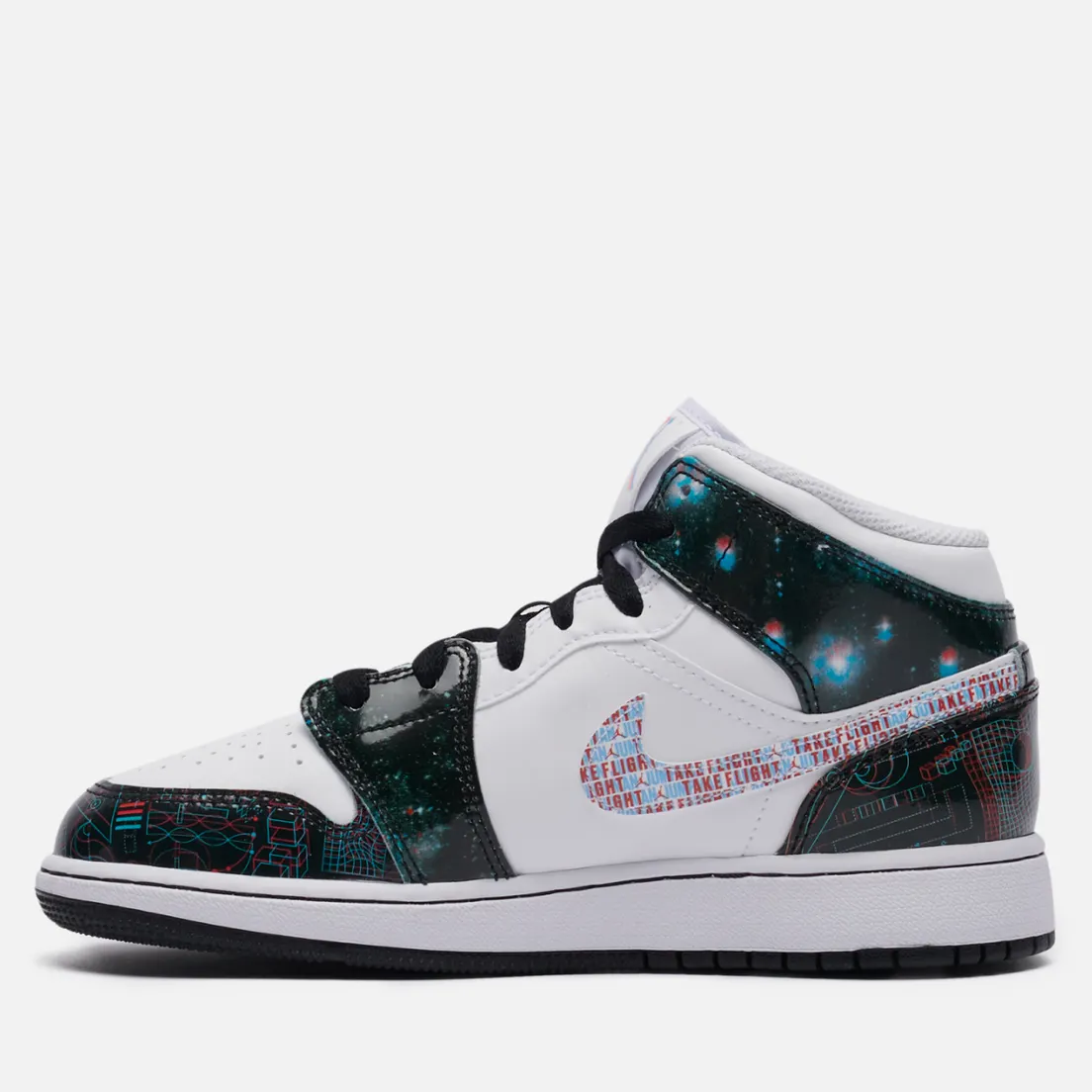 Jordan Подростковые кроссовки Air Jordan 1 Mid SE GS Take Flight