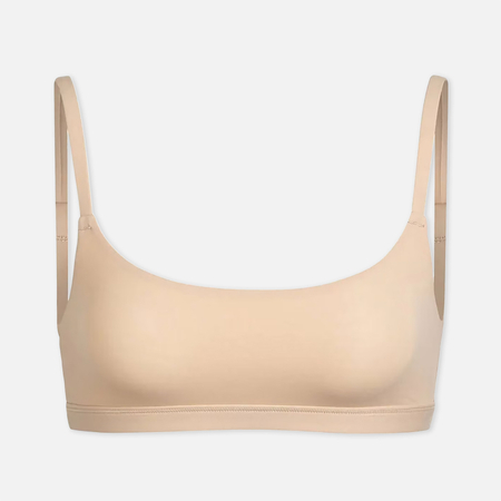 Женский бюстгальтер SKIMS Fits Everybody Scoop Bralette, цвет бежевый