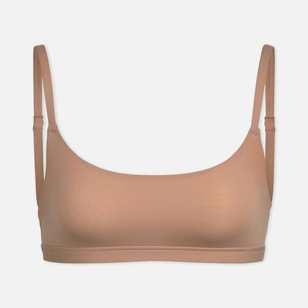 Женский бюстгальтер SKIMS Fits Everybody Scoop Bralette, цвет бежевый