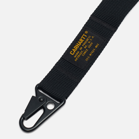Брелок для ключей Carhartt WIP Military Key Chain Long Black