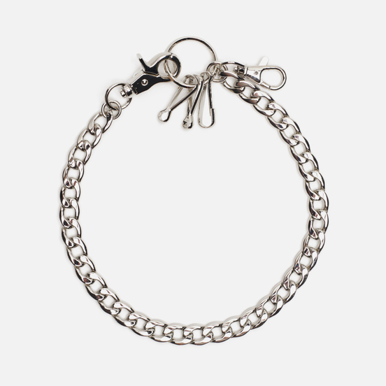 Брелок для ключей MKI Miyuki-Zoku Curb Jeans Chain Silver