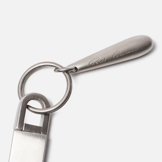 Брелок для ключей Rick Owens Large Teardrop Palladio Silver