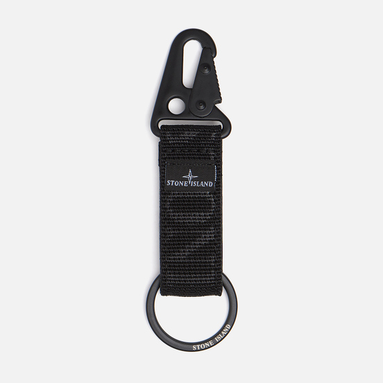 Брелок для ключей Stone Island Lanyard Nylon Tape Loop Black