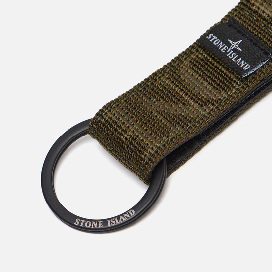 Брелок для ключей Stone Island Lanyard Nylon Tape Loop Olive Green