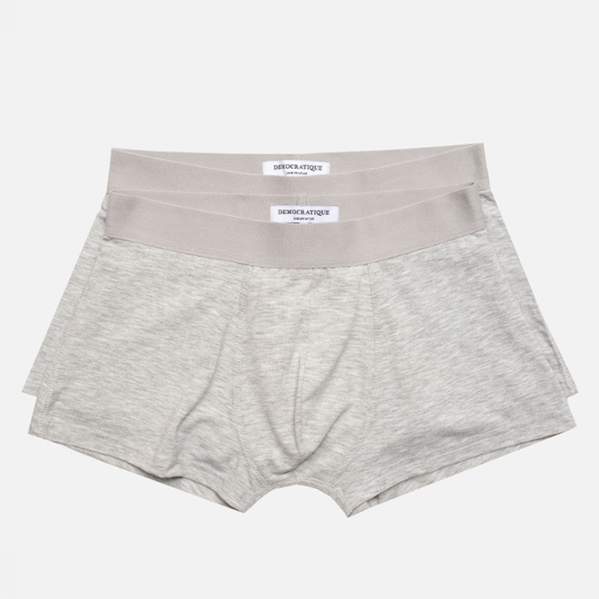 Комплект мужских трусов Democratique Underwear Superior Light Grey Melange