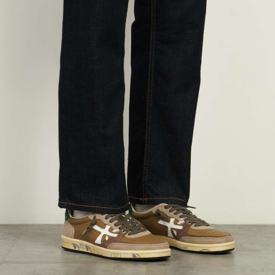 Premiata Мужские кроссовки BSKT Clay 7622