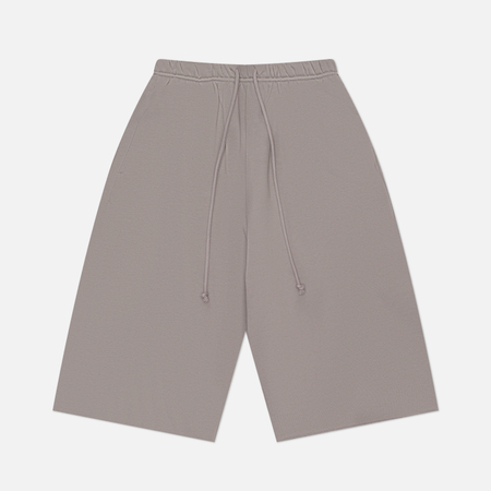 Мужские шорты SKIMS Fleece Lounge Relaxed Long, цвет серый