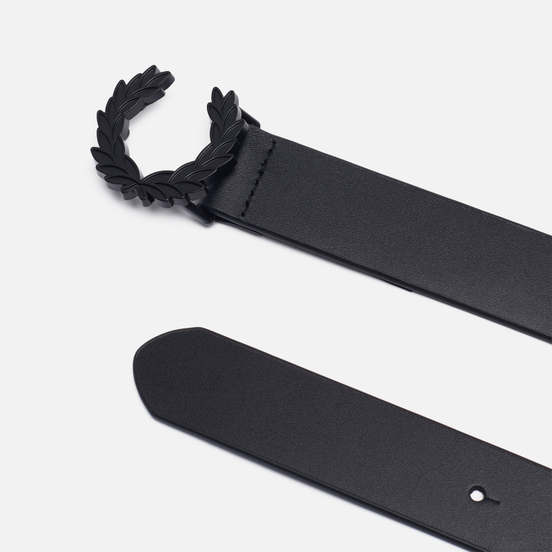 Ремень Fred Perry Laurel Wreath Leather Black