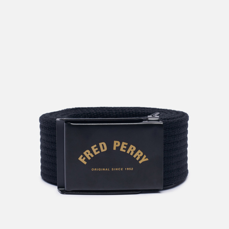 Ремень Fred Perry Arch Branded, цвет чёрный, размер L