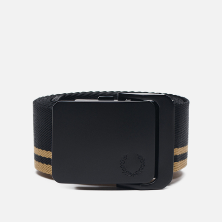 Ремень Fred Perry Tipped Webbing Recycled, цвет чёрный