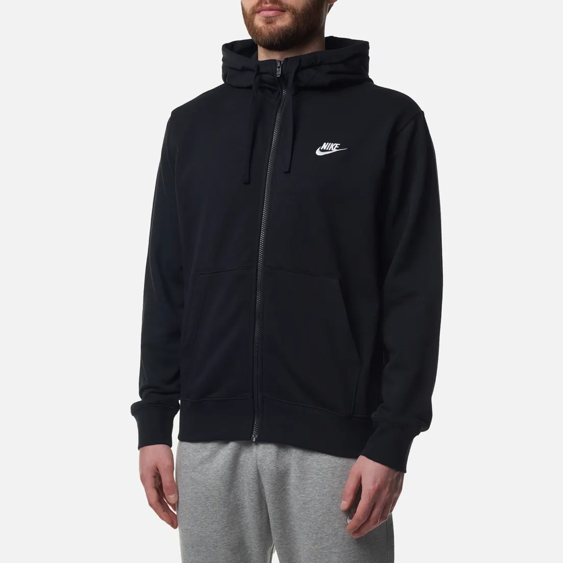 Nike Мужская толстовка Club Hoodie Full Zip