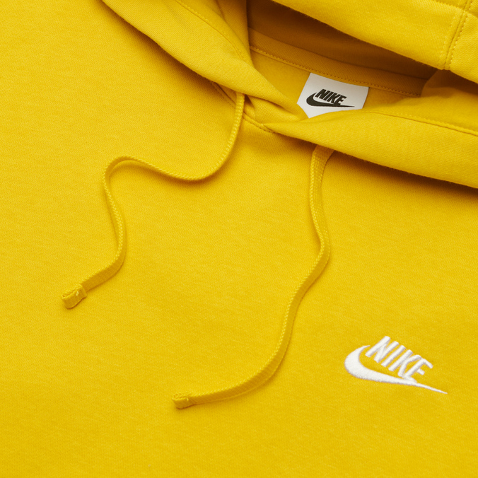 Мужская толстовка Nike, цвет жёлтый, размер M BV2654-709 Sportswear Club Fleece Hoodie - фото 2