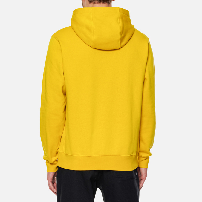 Мужская толстовка Nike, цвет жёлтый, размер M BV2654-709 Sportswear Club Fleece Hoodie - фото 4