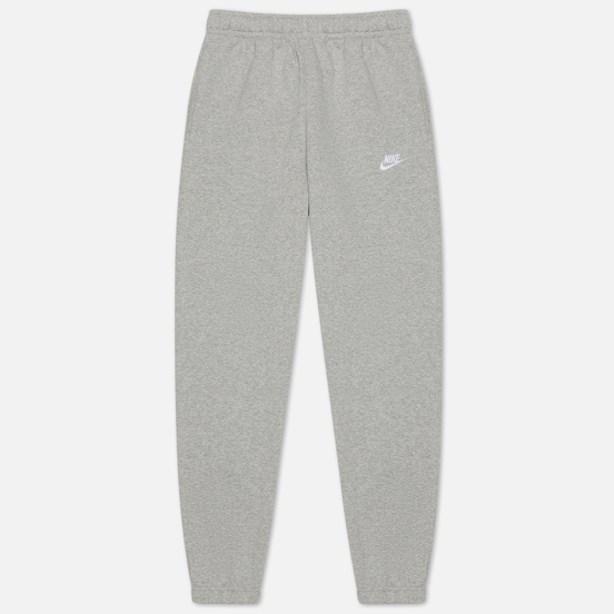 Мужские брюки Nike Club Fleece BB Dark Grey Heather/Matte Silver/White