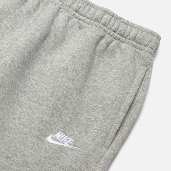 Мужские брюки Nike Club Fleece BB Dark Grey Heather/Matte Silver/White
