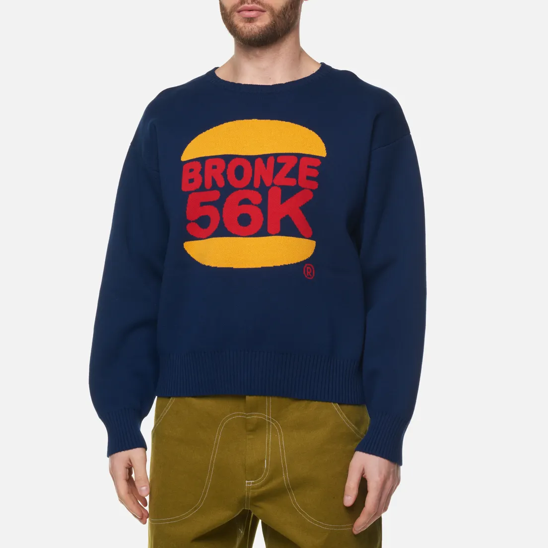 Bronze 56K Мужской свитер Burger