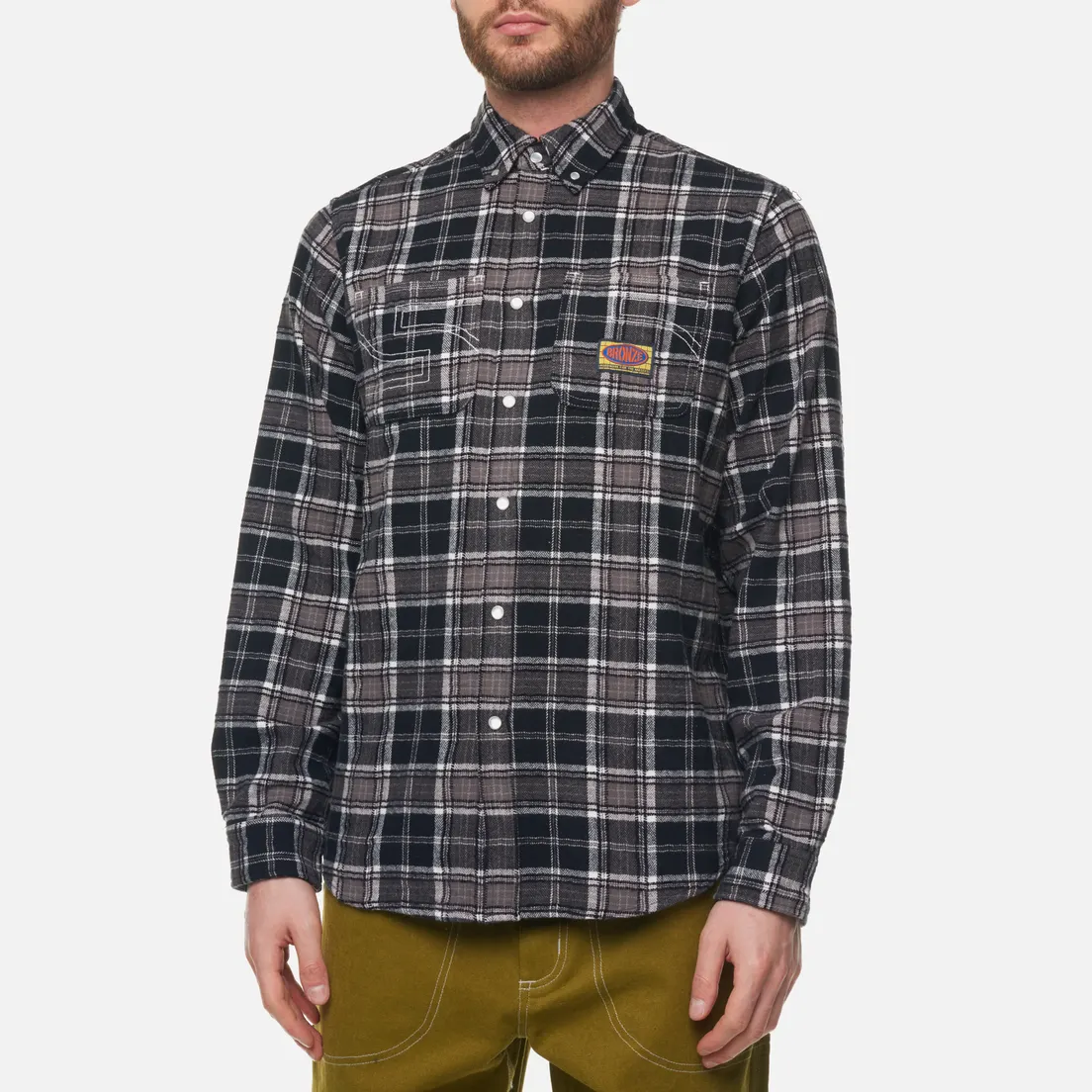 Bronze 56K Мужская рубашка 56 Flannel