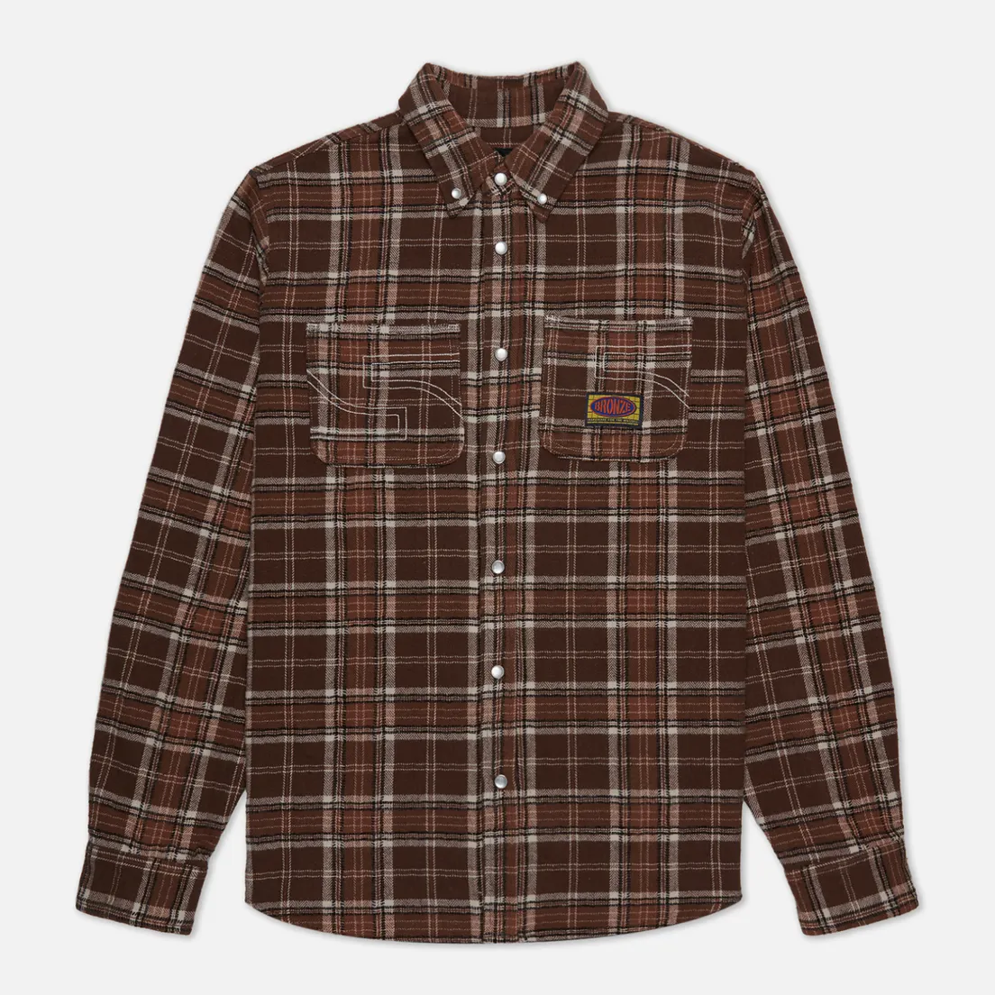 Bronze 56K Мужская рубашка 56 Flannel