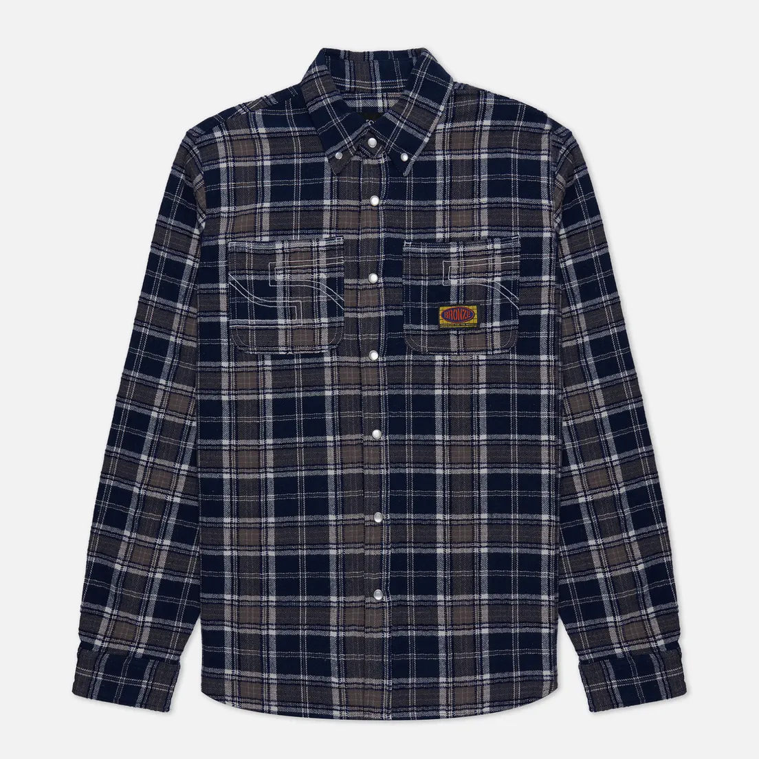 Bronze 56K Мужская рубашка 56 Flannel