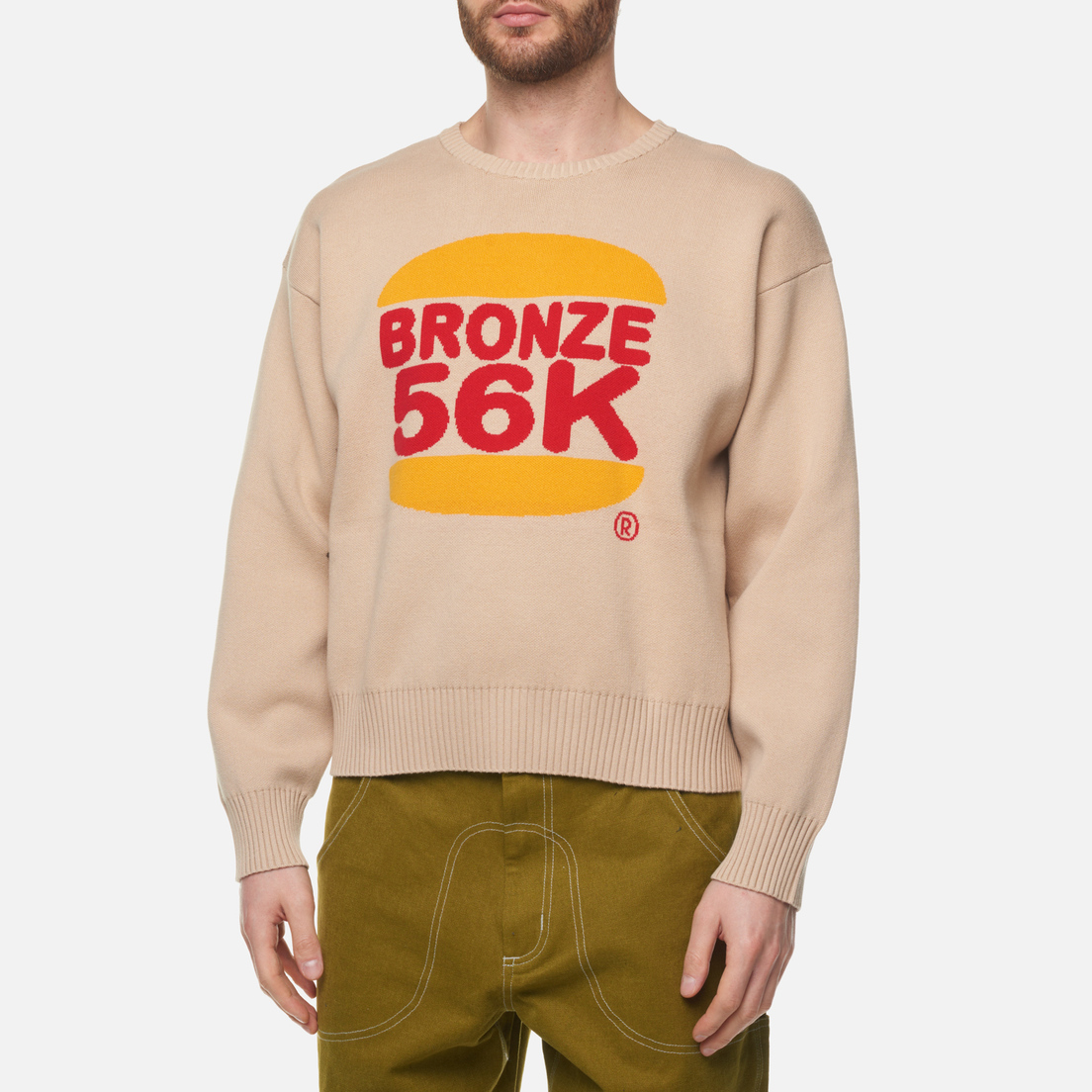 Bronze 56K Мужской свитер Burger