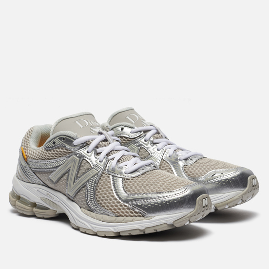 Мужские кроссовки New Balance x Dime 860v2 Silver/White