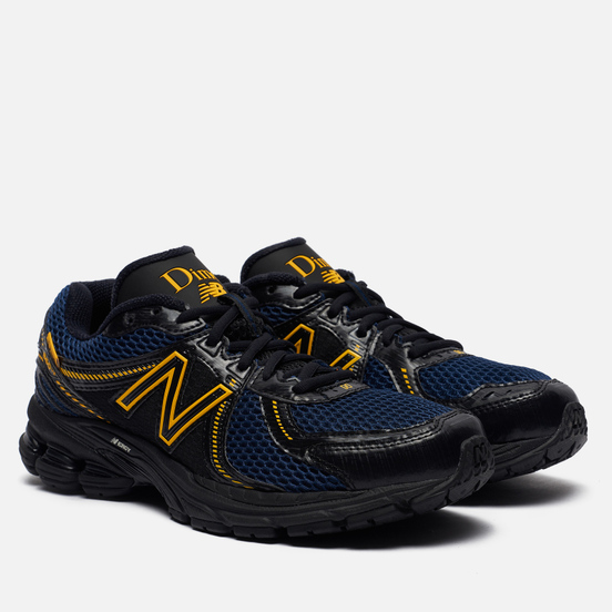Мужские кроссовки New Balance x Dime 860v2 Black/Navy/Yellow