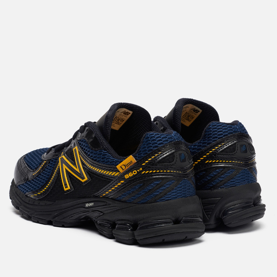 Мужские кроссовки New Balance x Dime 860v2 Black/Navy/Yellow