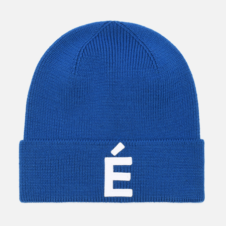 фото Шапка etudes beanie patch, цвет синий