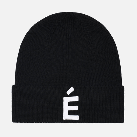 фото Шапка etudes beanie patch, цвет чёрный