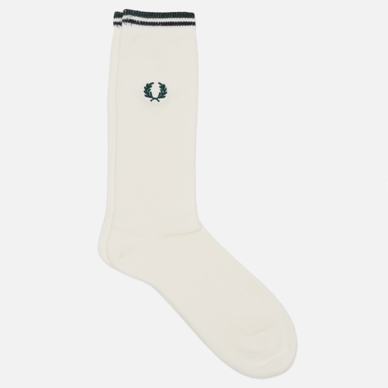 Носки Fred Perry Tipped Snow White/Ivy/Navy