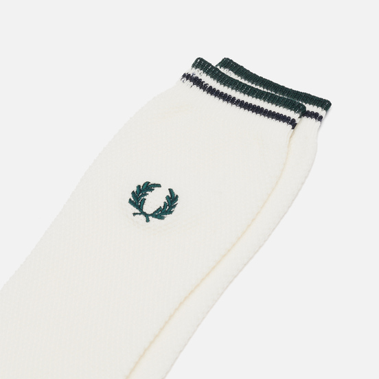 Носки Fred Perry Tipped Snow White/Ivy/Navy