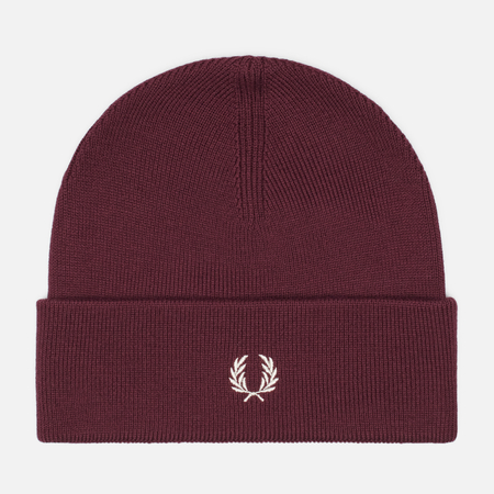 Шапка Fred Perry Classic, цвет бордовый