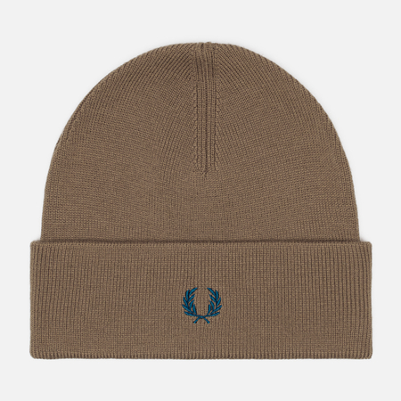 Шапка Fred Perry Classic, цвет коричневый