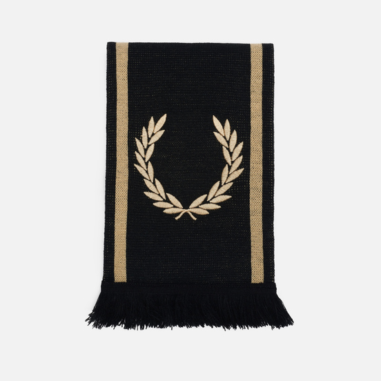 Шарф Fred Perry Branded Black/Champagne