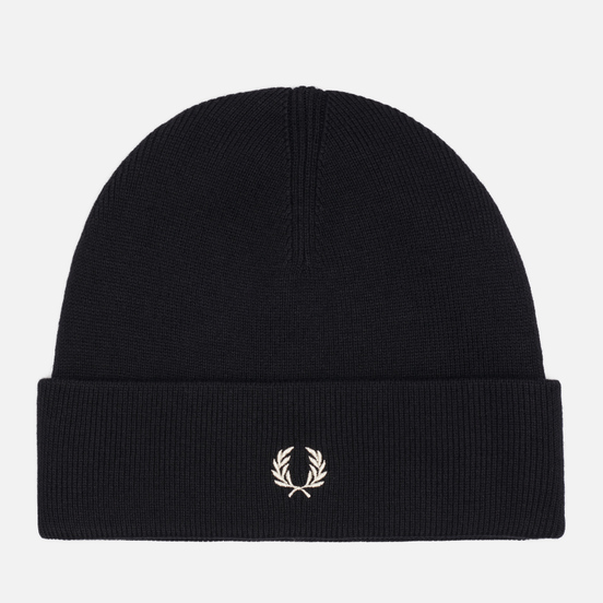 Шапка Fred Perry Knitted Merino Wool Black