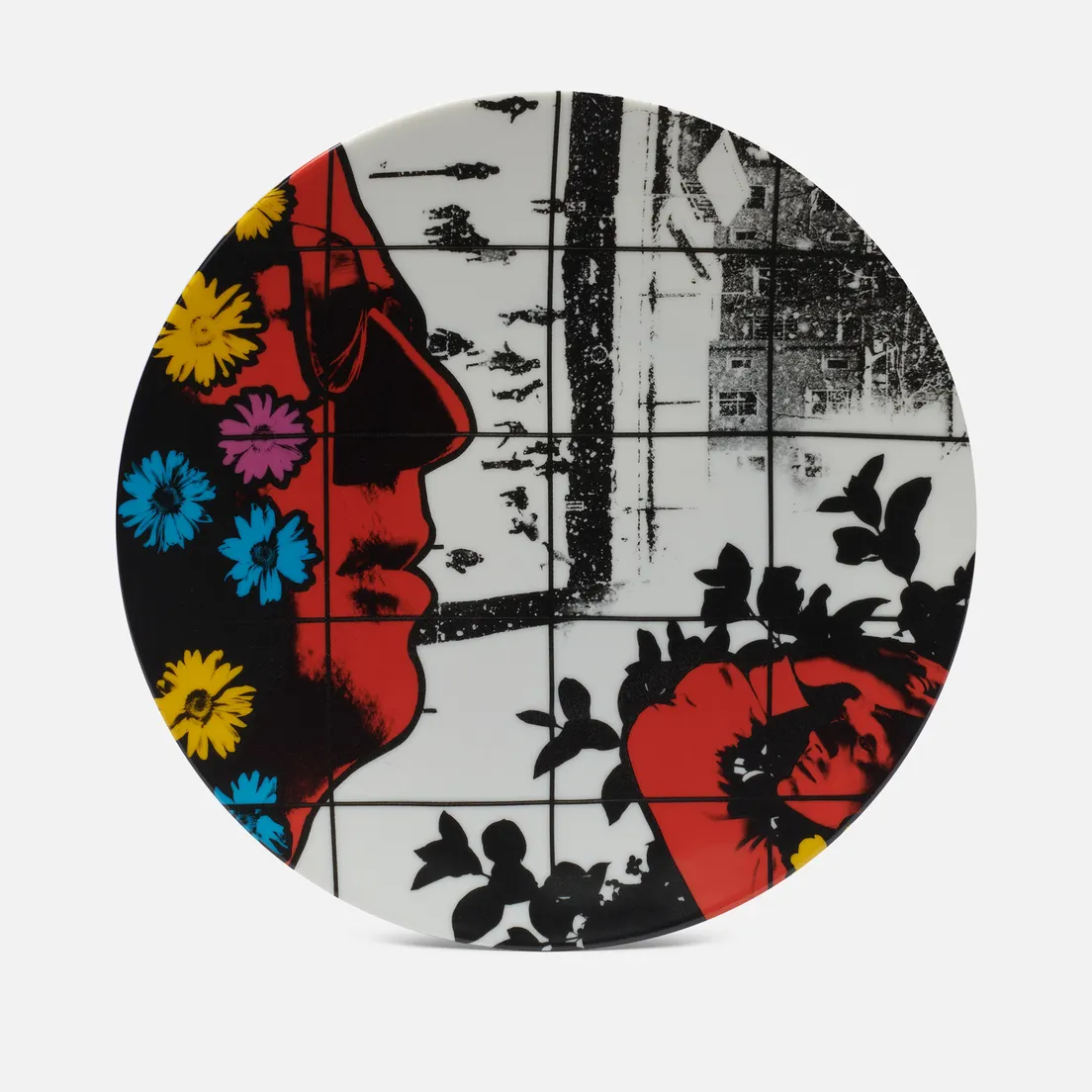 Ligne Blanche Тарелка Gilbert & George Winter Flowers Large
