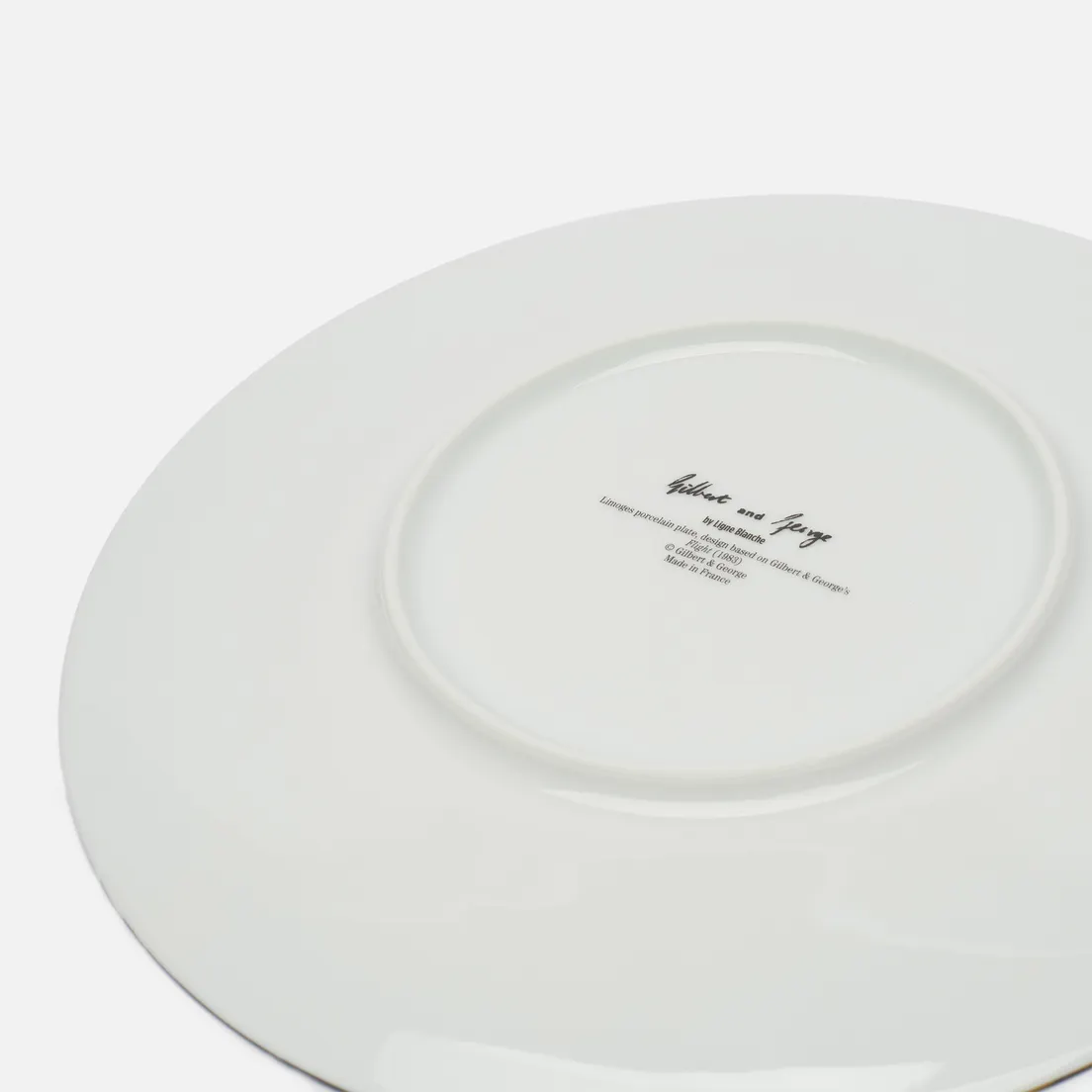 Ligne Blanche Тарелка Gilbert & George Food From The Believing World Series Large