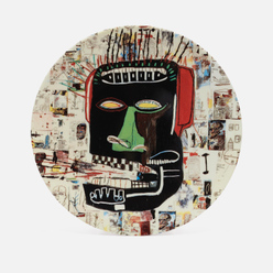 Ligne Blanche Тарелка Jean-Michel Basquiat Glenn White Large