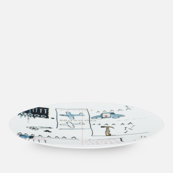 Тарелка Ligne Blanche Jean-Michel Basquiat AAA White Large