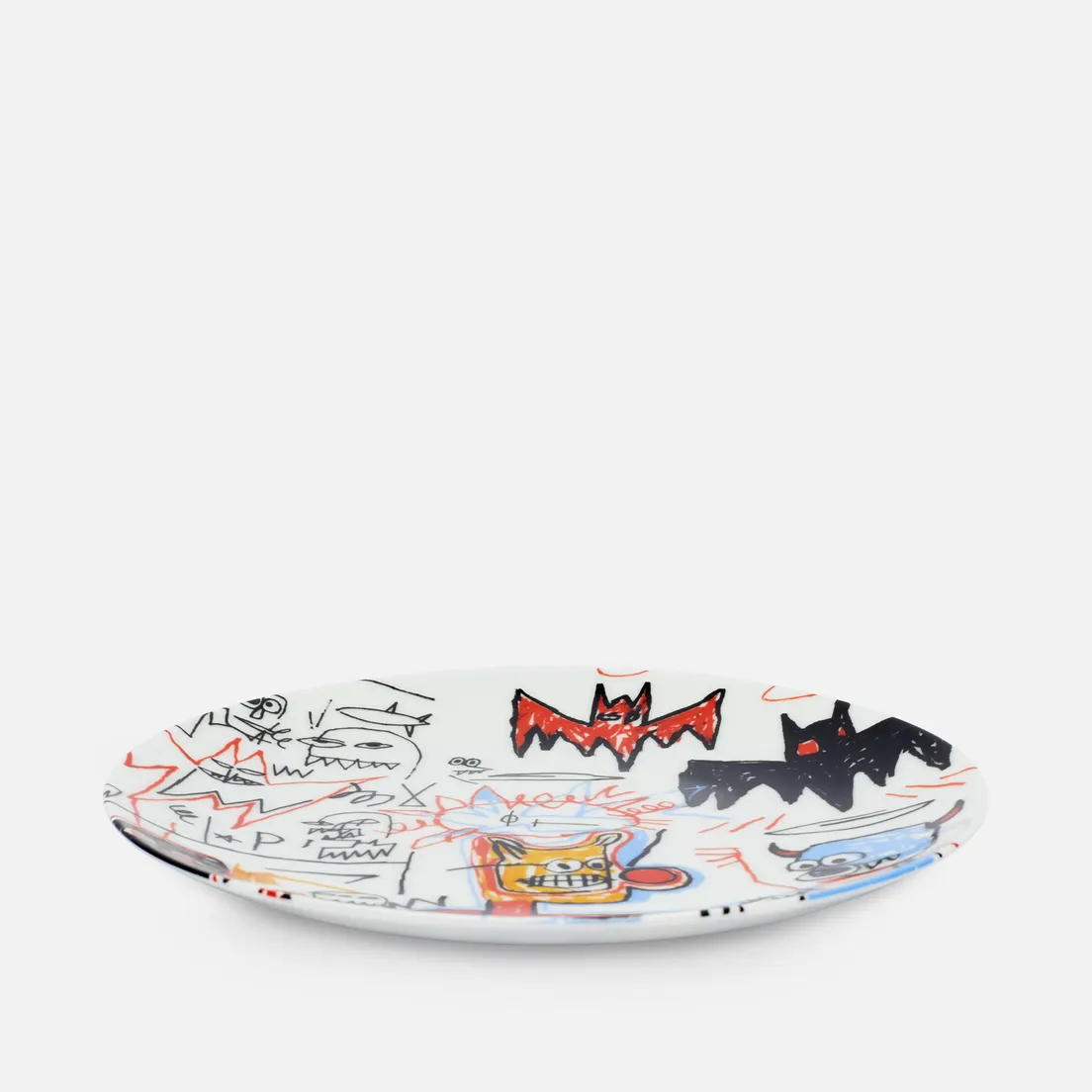 Ligne Blanche Тарелка Jean-Michel Basquiat Batman Medium