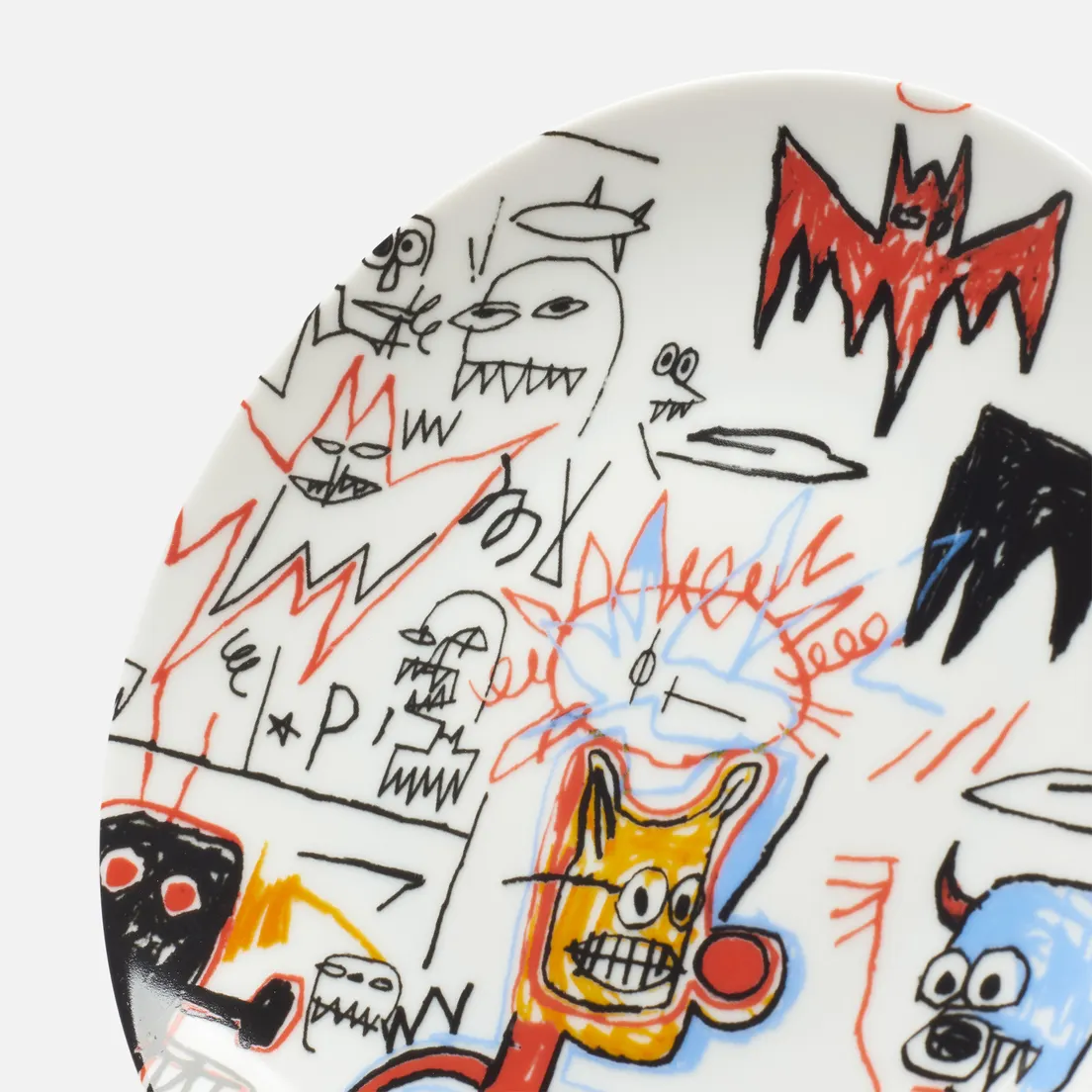 Ligne Blanche Тарелка Jean-Michel Basquiat Batman Medium