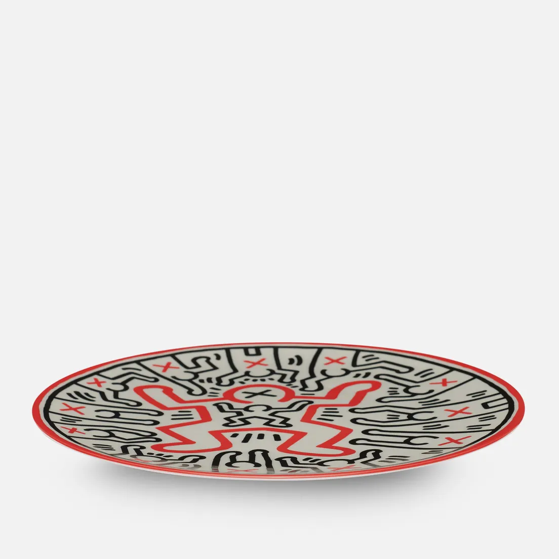 Ligne Blanche Тарелка Keith Haring Child Large