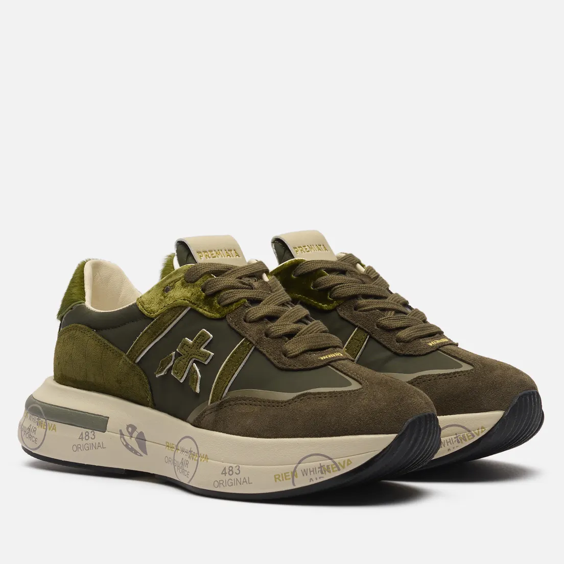 Premiata Женские кроссовки Cassie 7678