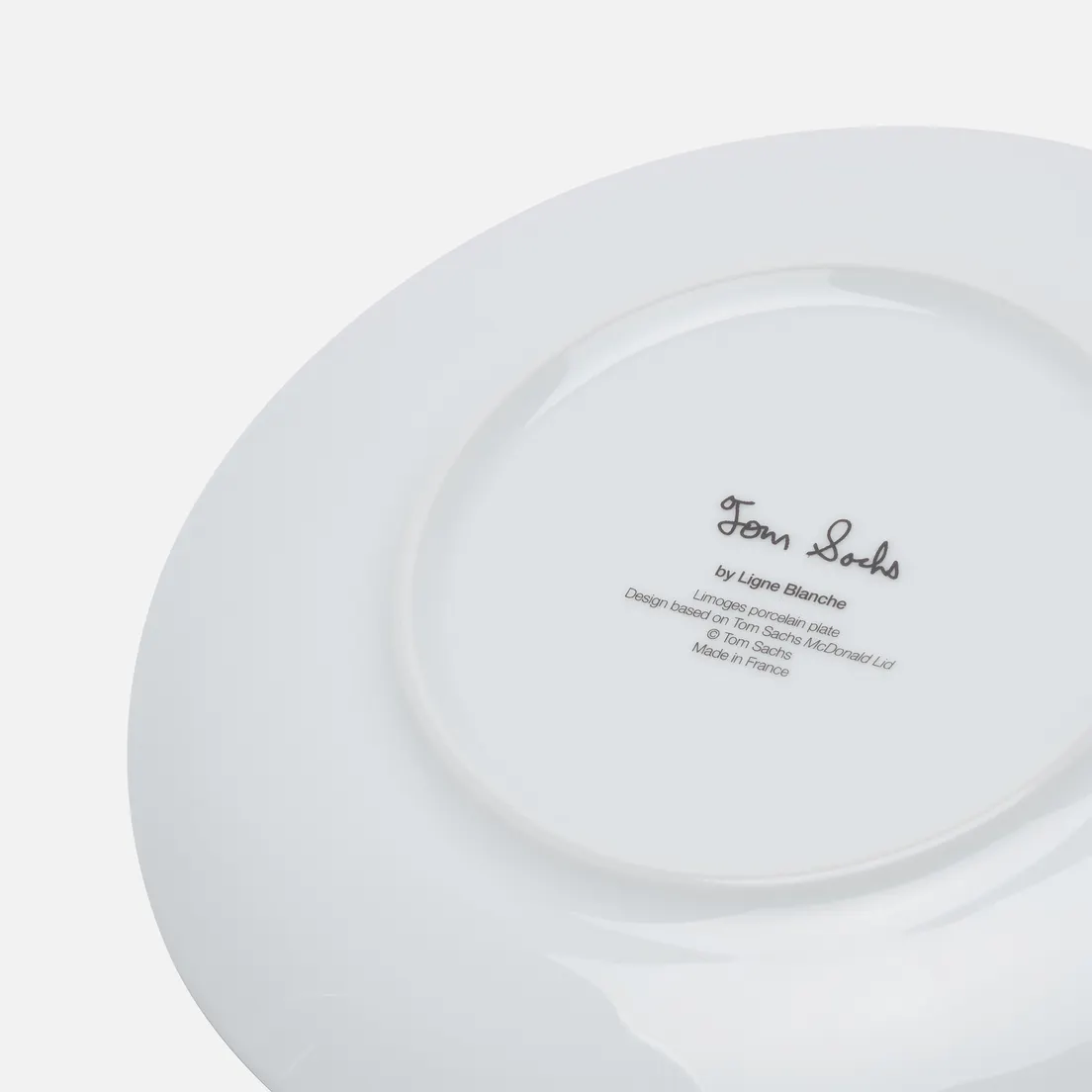 Ligne Blanche Тарелка Tom Sachs McDonald Ltd Medium