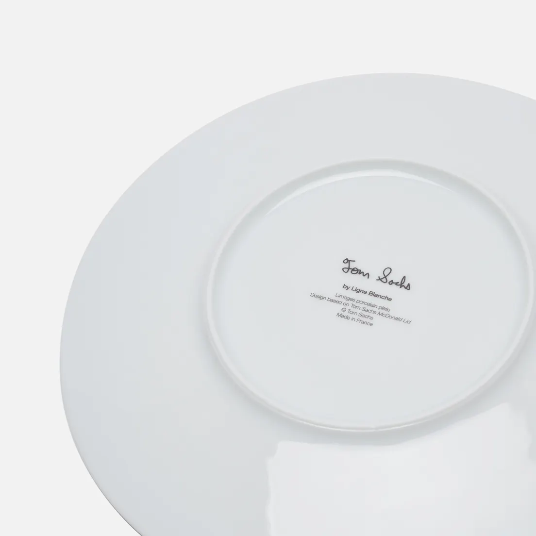 Ligne Blanche Тарелка Tom Sachs McDonald Ltd Large